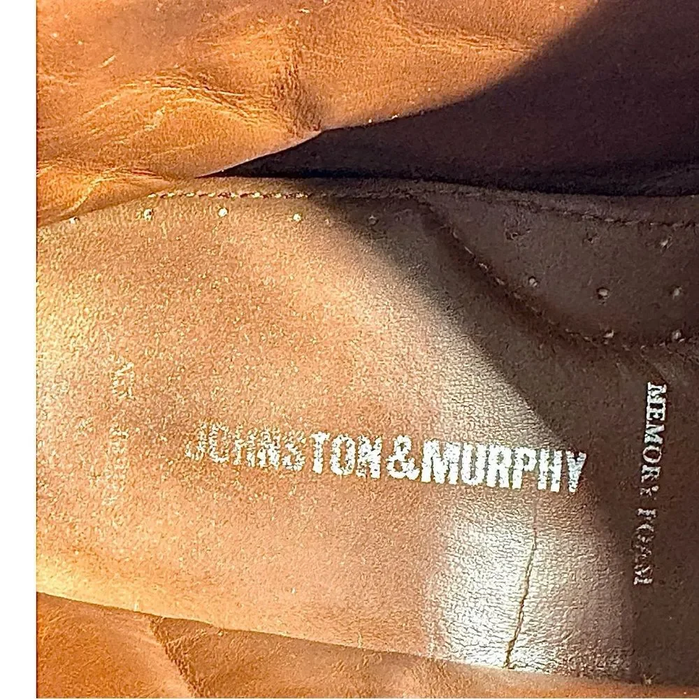 Johnston & Murphy Copeland Chukka Boots Sz 13 Brown Leather Sheepskin Men’s